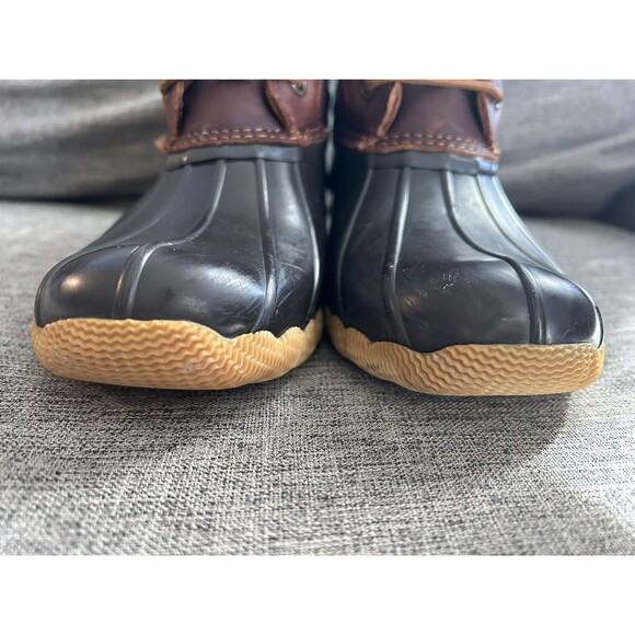 Sperry Duck Boots Womens Size 7 Weatherproof Brown Rain Shoes STS91176 - Picture 5 of 12